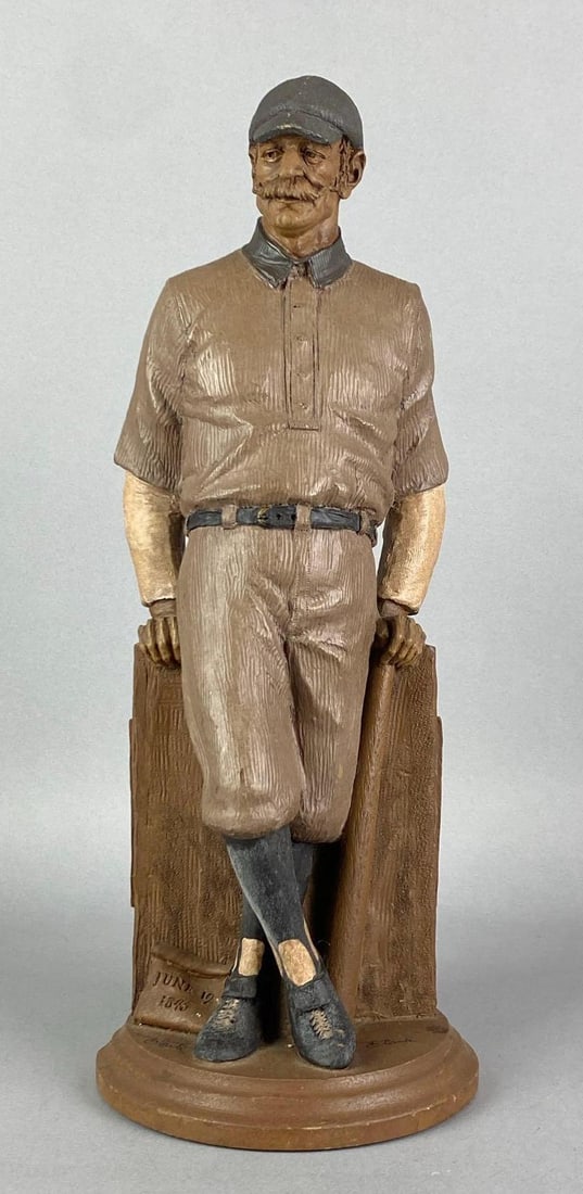 1989 Tom Clark Signed Batters Resin Figurine (1 of 5)