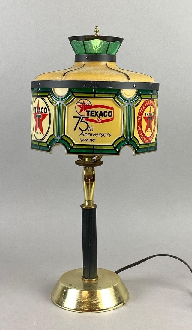Vintage 1977 Texaco 75th Anniversary Table Lamp (1 of 5)