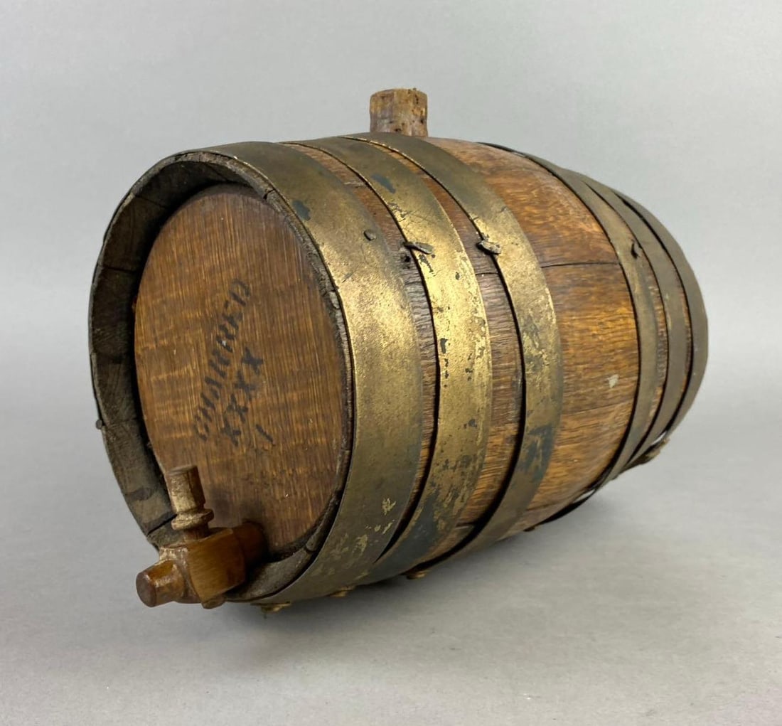 Antique 1930?s Whiskey Barrel Keg (1 of 4)