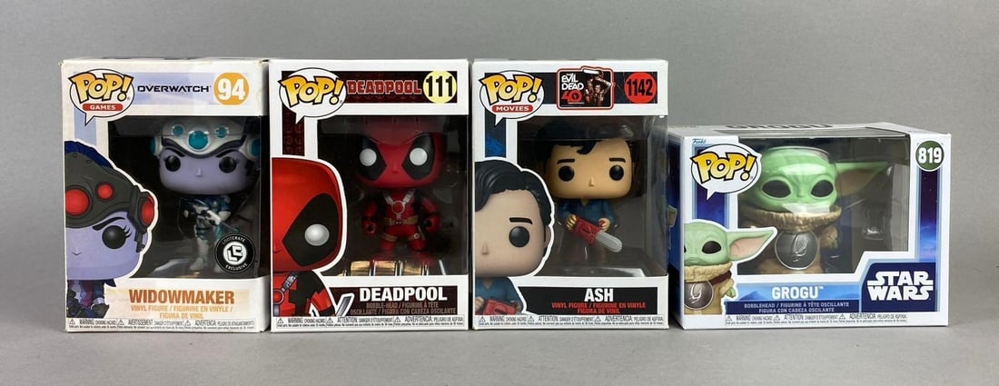 Group of 4 Funko Pop Figures (1 of 2)