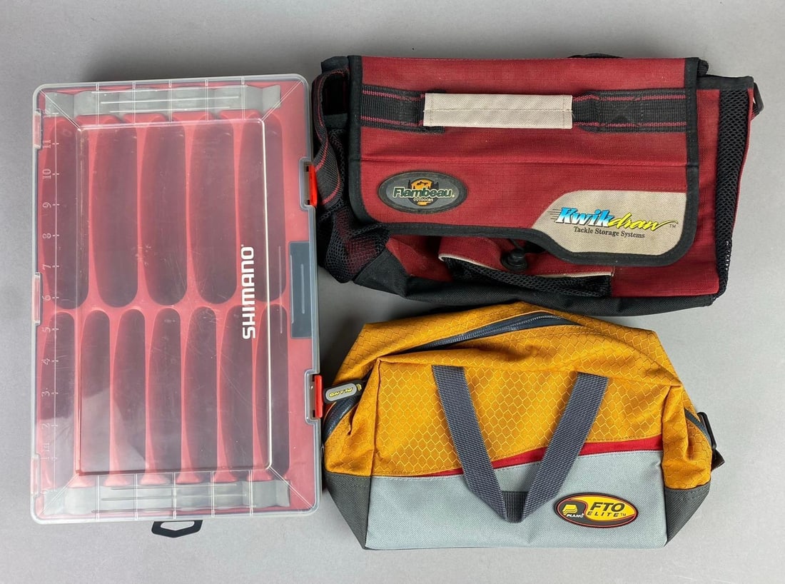 Group of 3 Fishing Tackle Storage Bags and More (1 of 3)