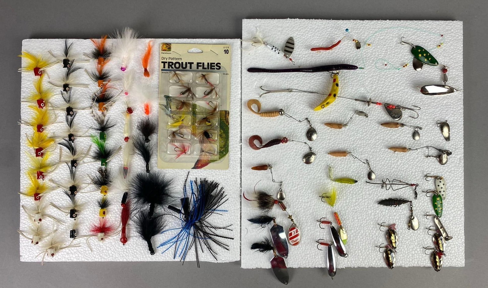 Group of 2 NOS Fishing Lures Display Boards (1 of 3)