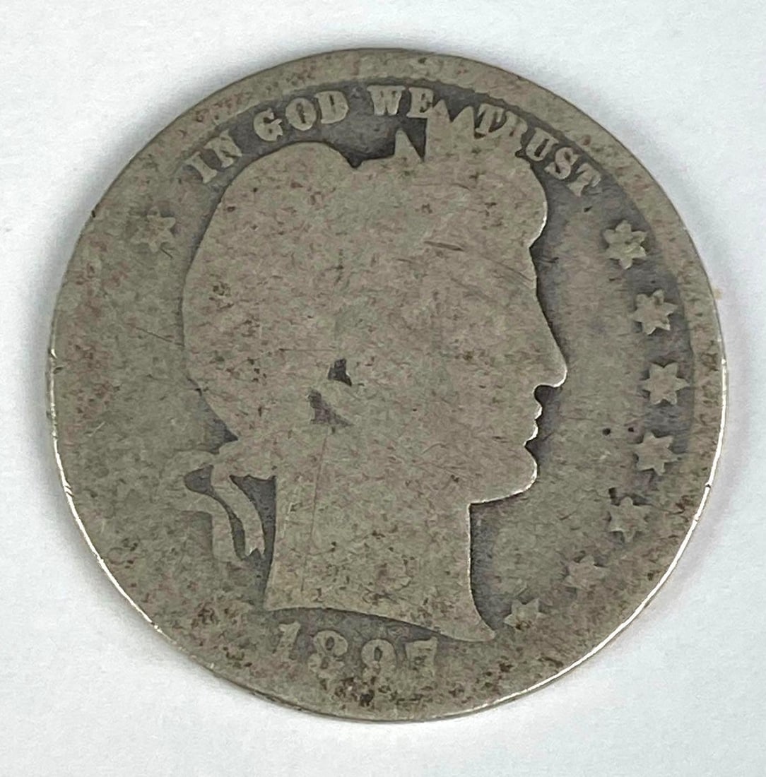 1897 US Barber Silver Quarter: 1897 US Barber Silver Quarter