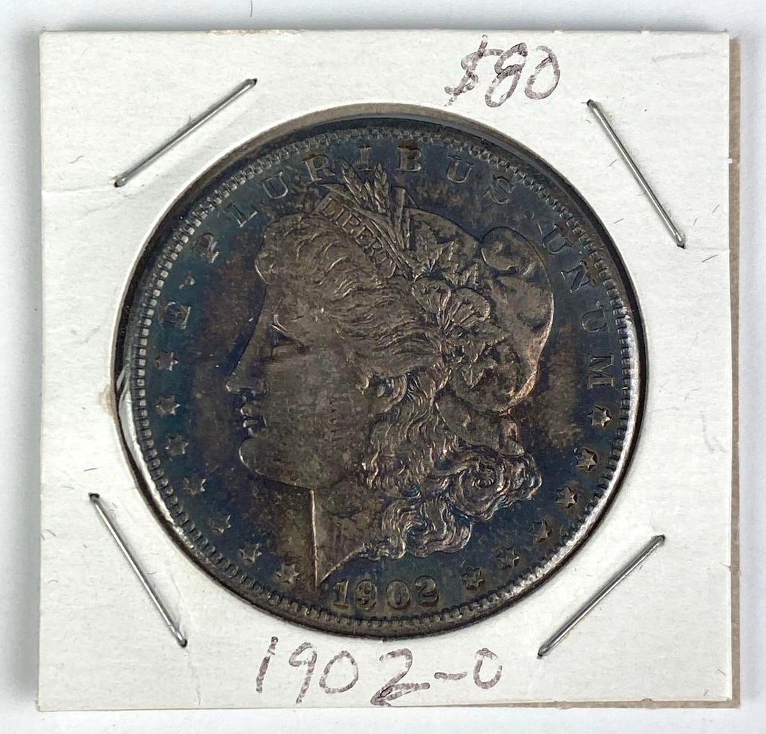 1902 D US Morgan Silver Dollar (1 of 2)