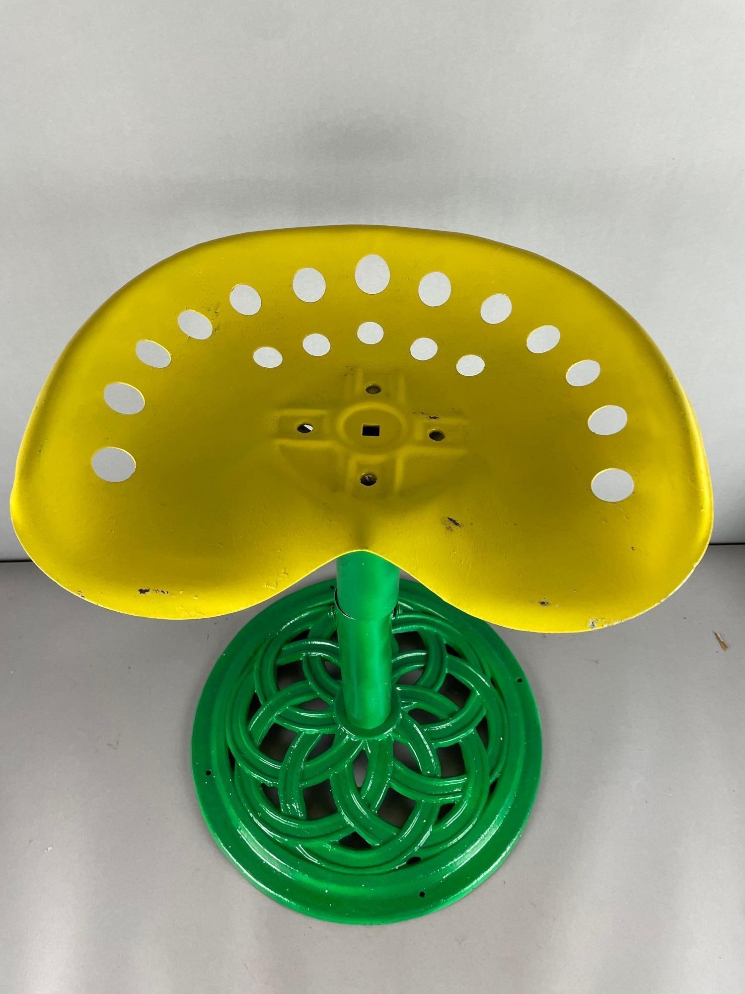 Custom John Deere Tractor Seat Stool - 2