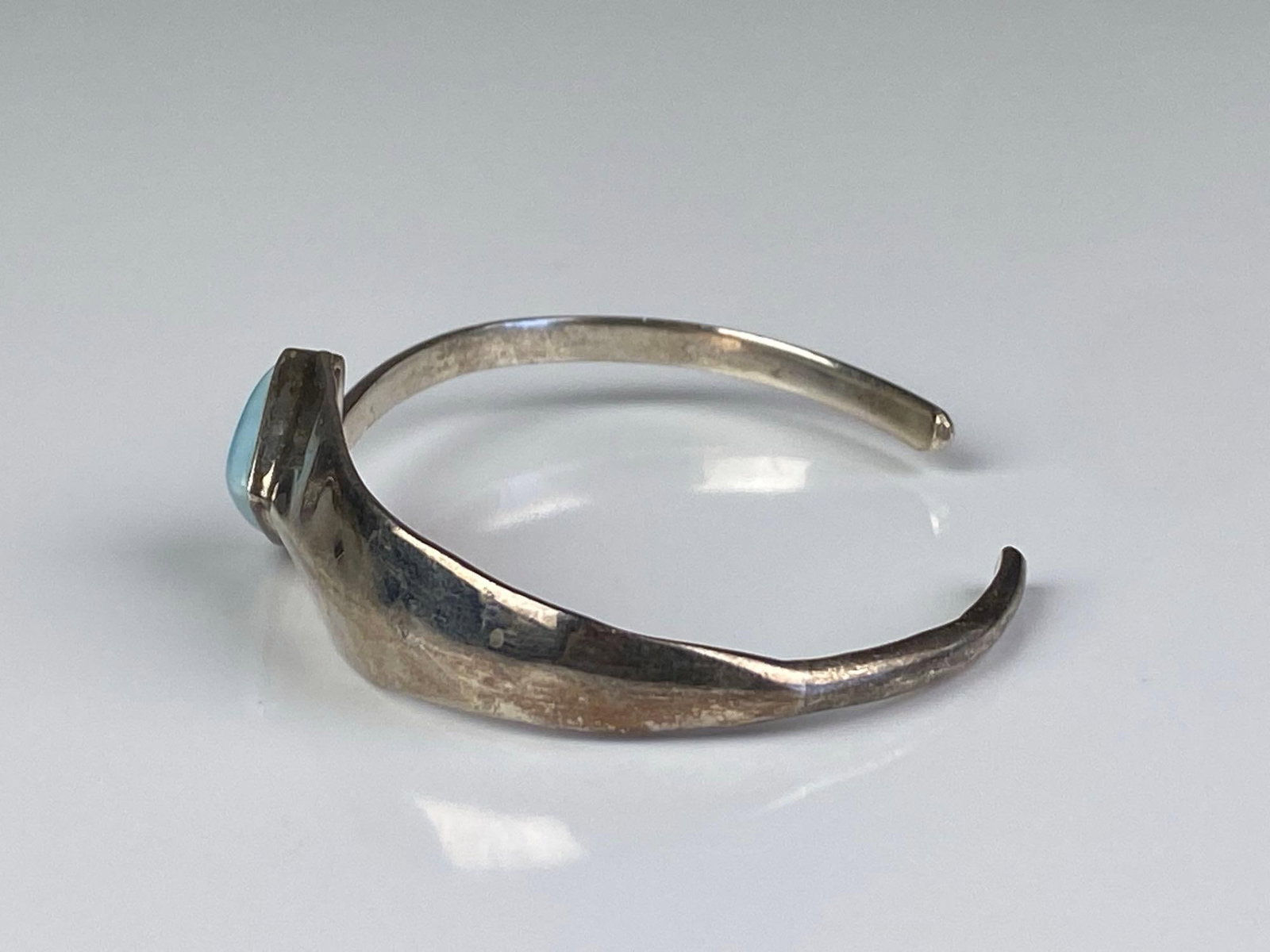 Sterling Silver Larimar Cuff Bracelet - 2