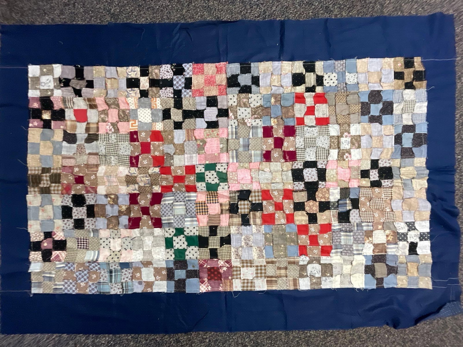 Vintage Block Quilt Panel - 2