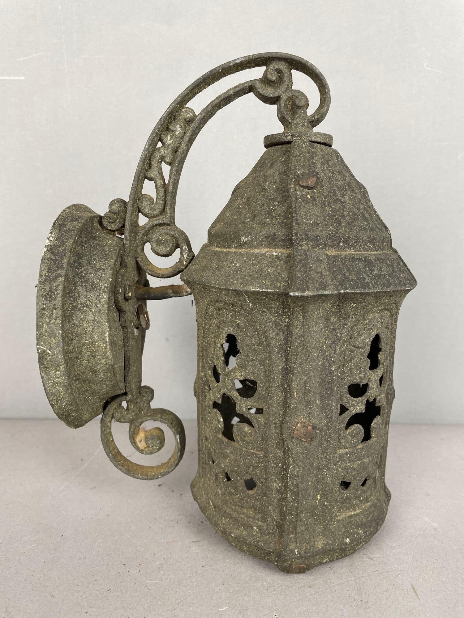 Antique Outdoor Wall Lantern - 3