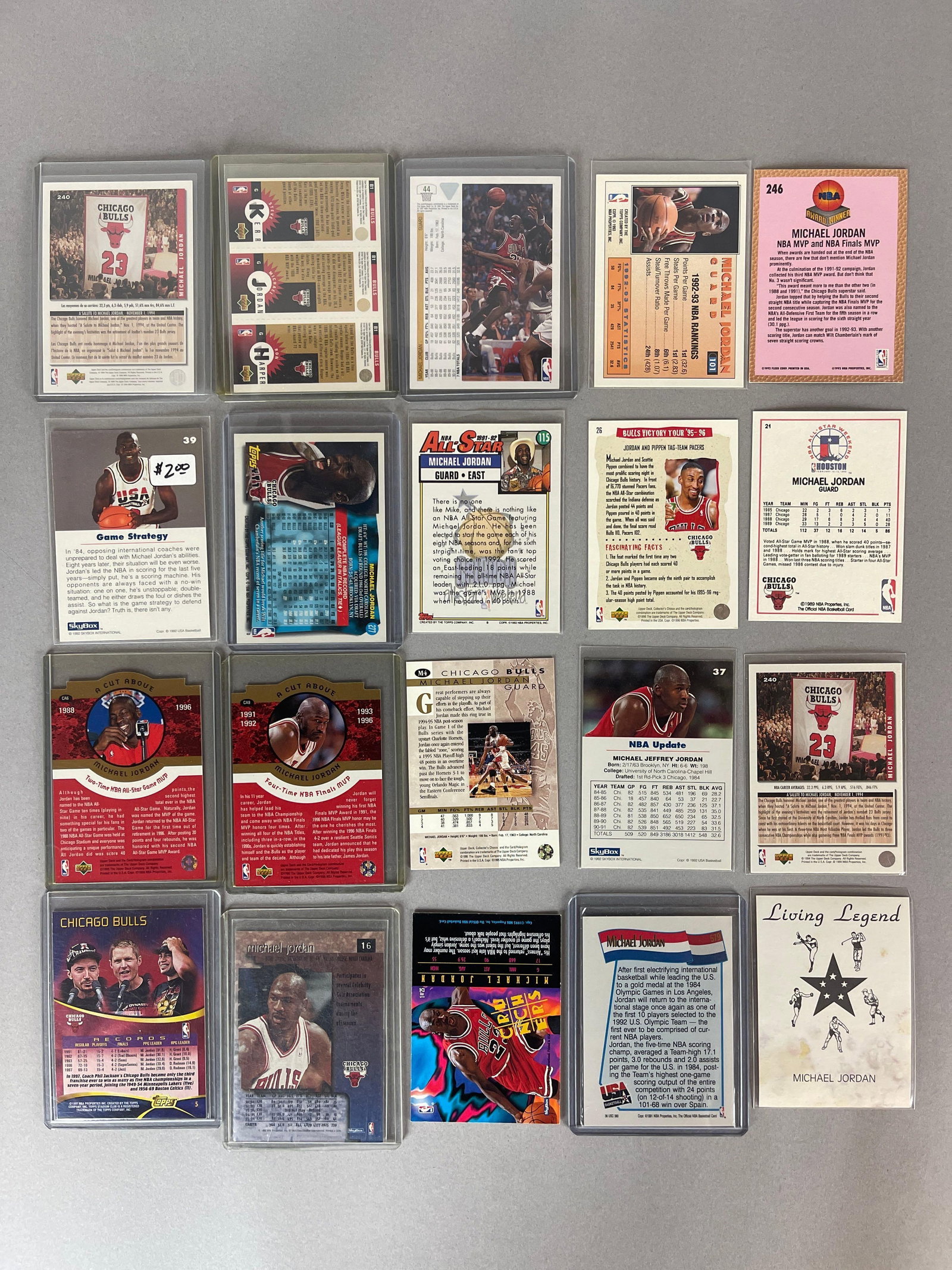 20 Michael Jordan Cards - 2