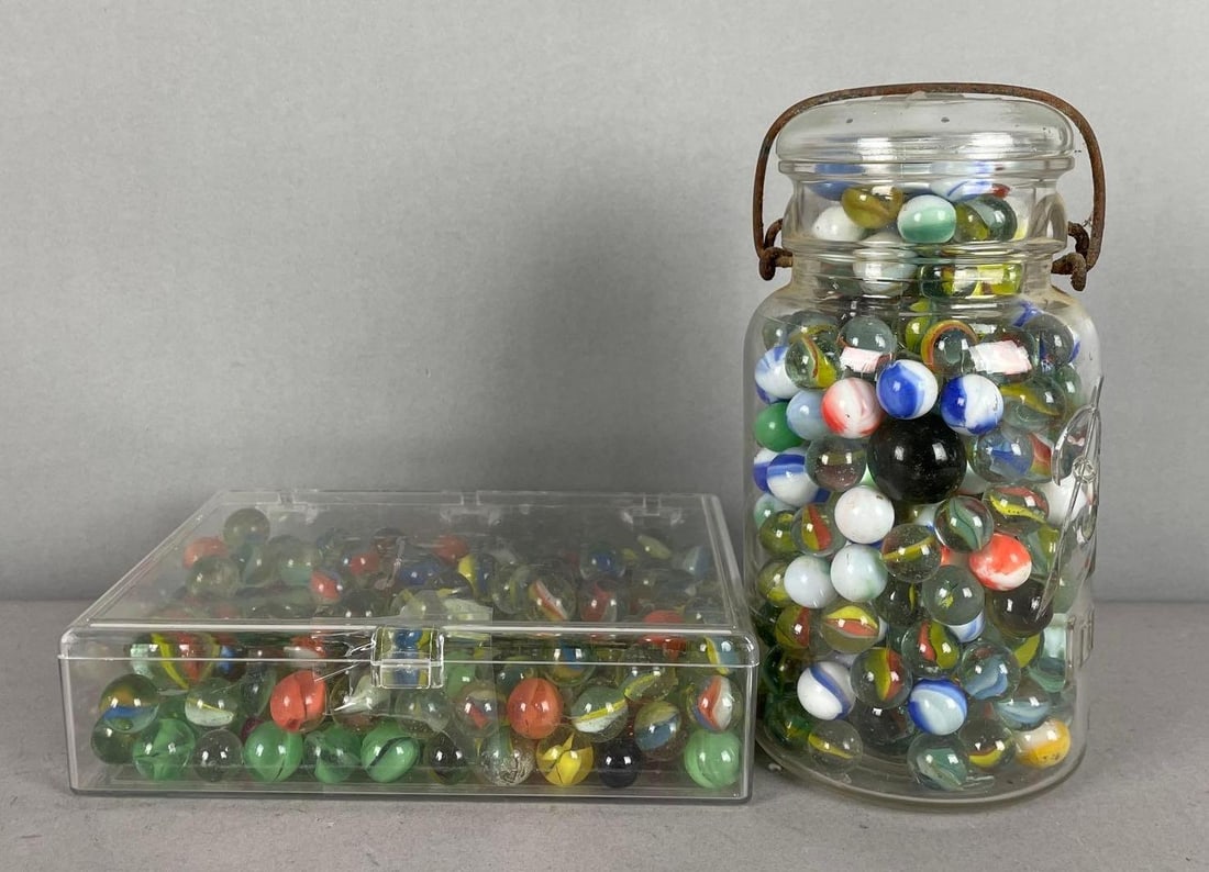 Group of Vintage Glass Marbles (1 of 4)