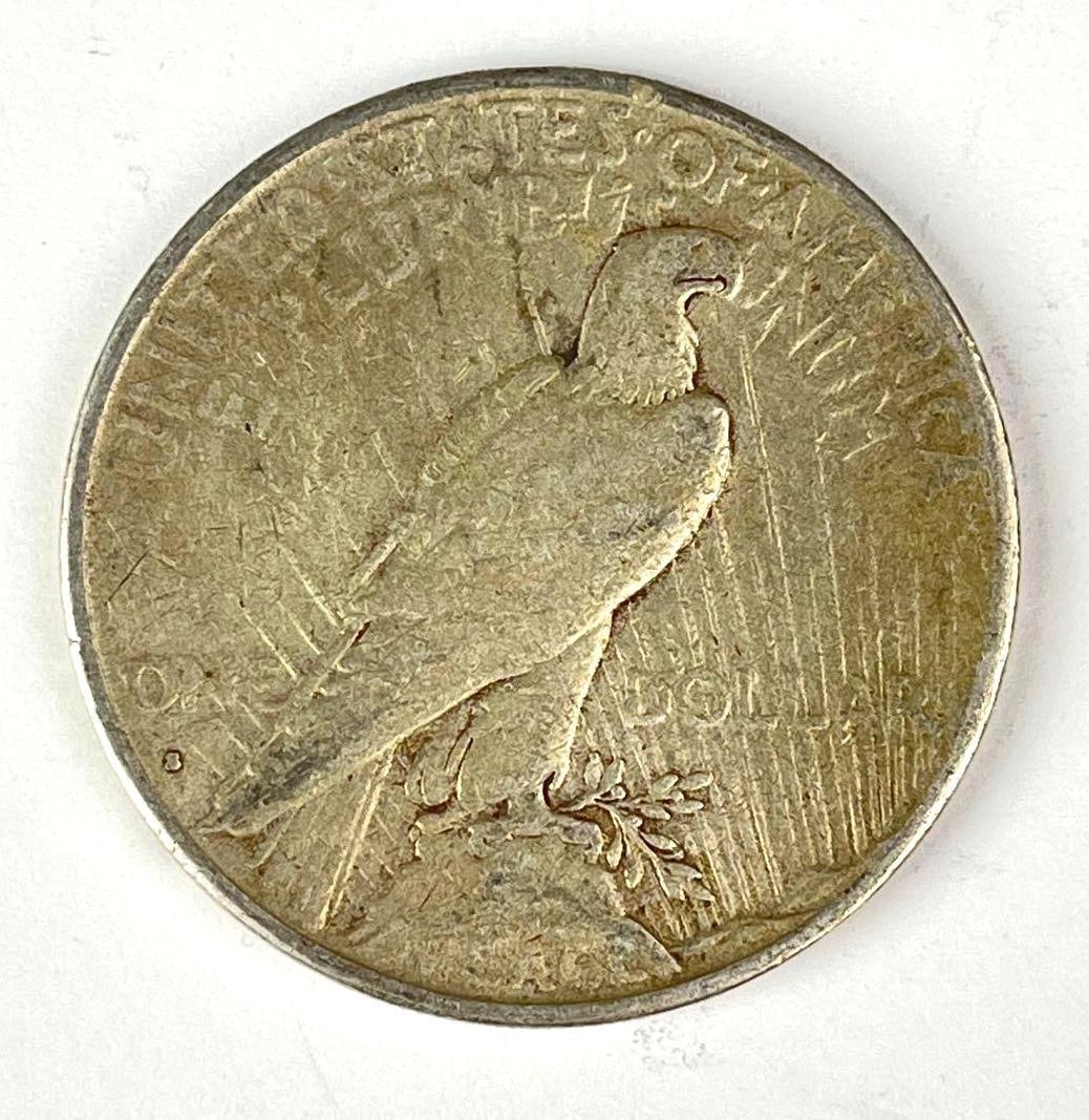 1934 S US Peace Silver Dollar - 2