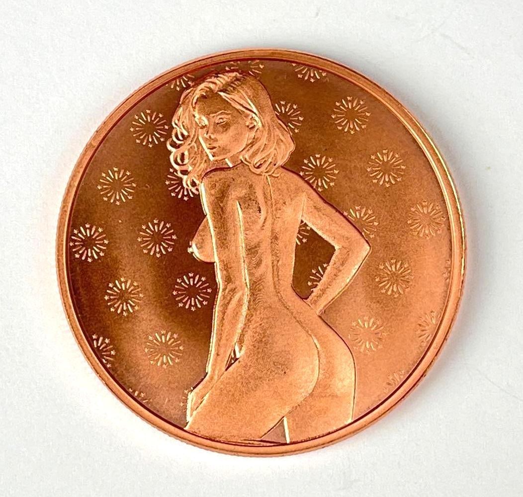 Bullion Baddies Betty Ross 1 oz .999 Fine Copper Round: Bullion