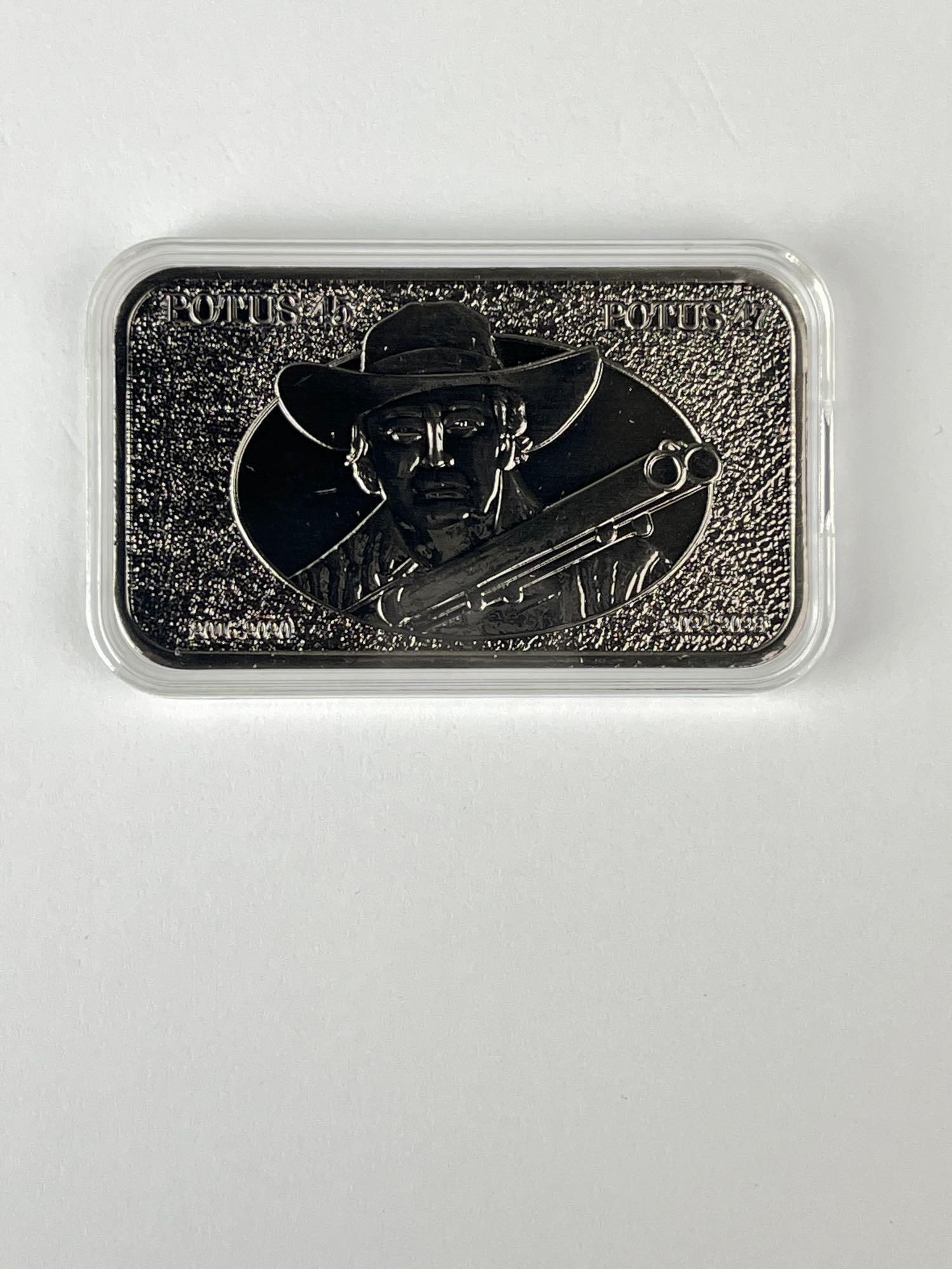 POTUS 2024-2028 Doge Pose 1 oz 999 Copper Ingot/ Bar: POTUS 2024-2028 Doge Pose 1 oz 999 Copper Ingot/ Bar
