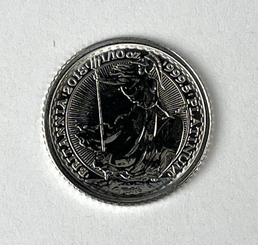 2018 Great Britain10 Britannia 1/10th oz 999.5 Platinum Coin (1 of 2)