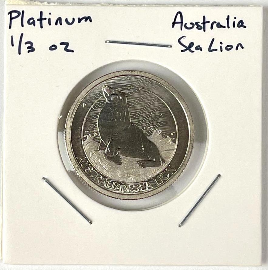 2022 Australia $30 Sea Lion 1/3 oz 9995 Platinum Coin: 2022 Australia $30 Sea Lion 1/3 oz 9995 Platinum Coin
