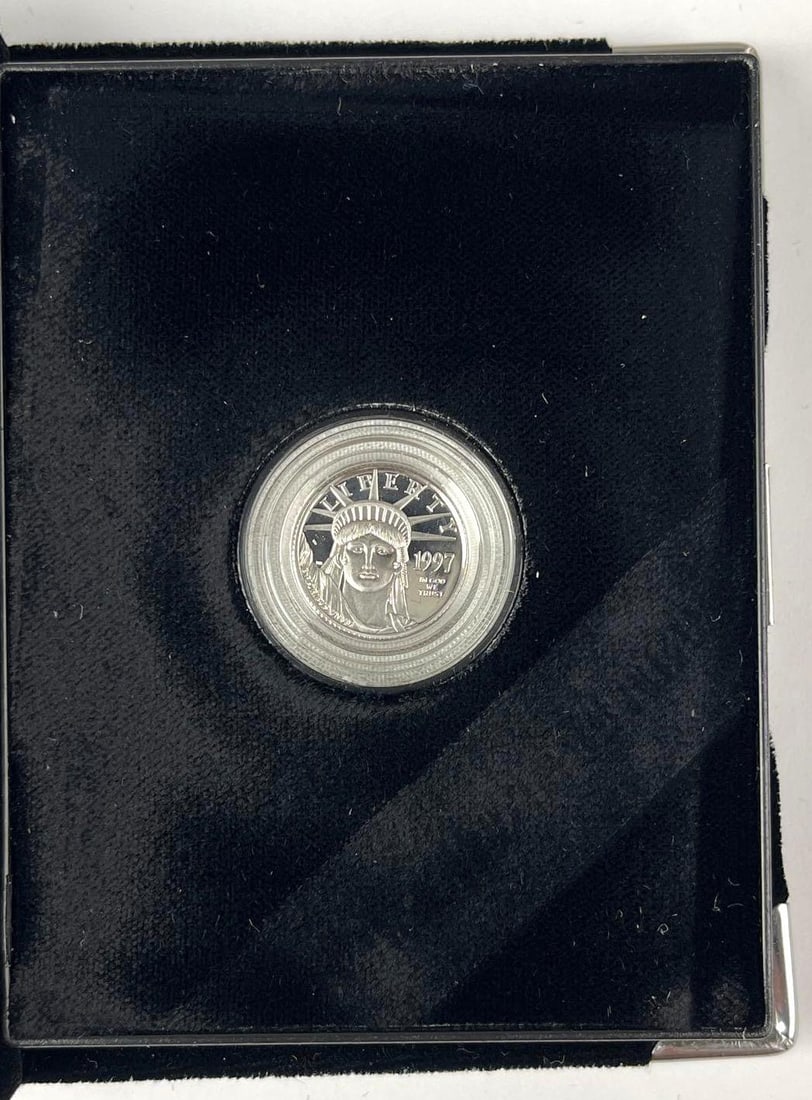 1997 US $30 American Eagle 1/10th oz .9995 Platinum Proof Coin (1 of 4)
