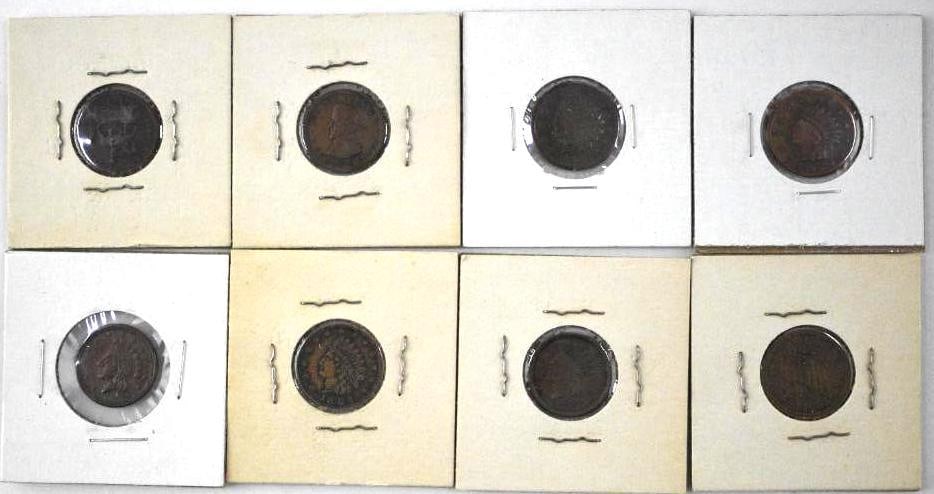 Group of (8) Civil War Tokens (1 of 2)