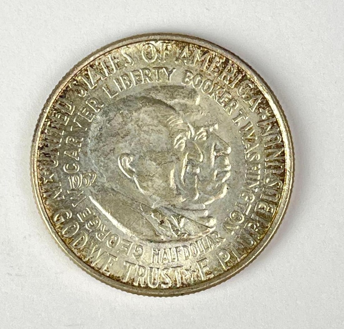 1952 Carver-Washington Commemorative Silver Half Dollar (1 of 2)