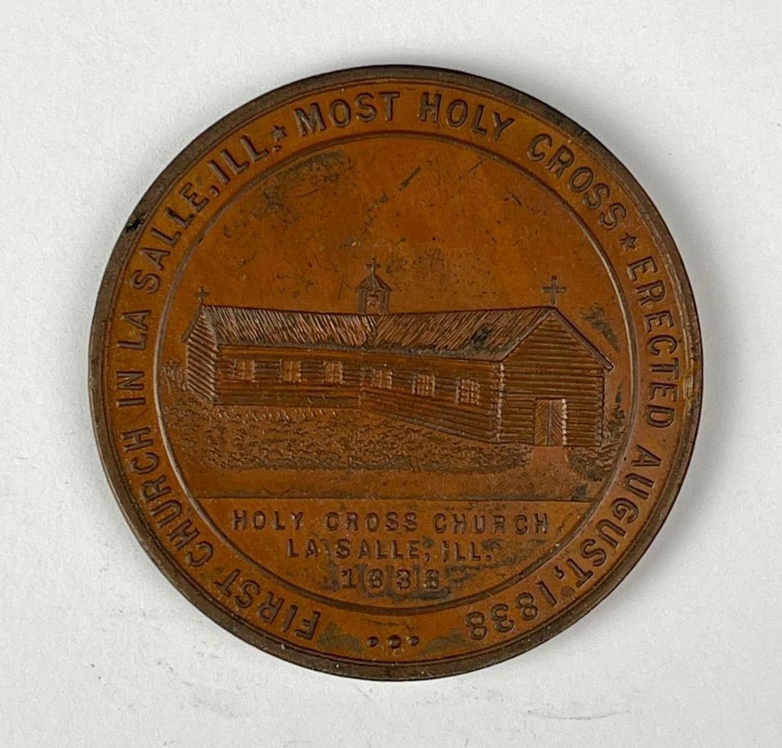 Holy Cross and St. Patricks Church Lasalle, Illinois Commemorative Round: Holy Cross and St. Patricks Church Lasalle, Illinois Commemorative Round