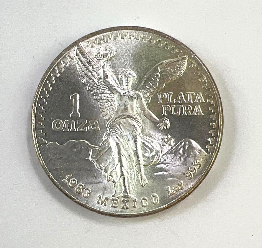 1983 Mexico 1 oz .999 Fine Silver Libertad Coin: 1983 Mexico 1 oz .999 Fine Silver Libertad Coin