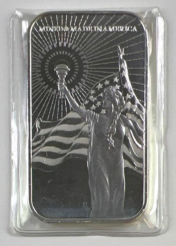 American Reserve 1 oz .999 Fine Silver Bar (1 of 2)