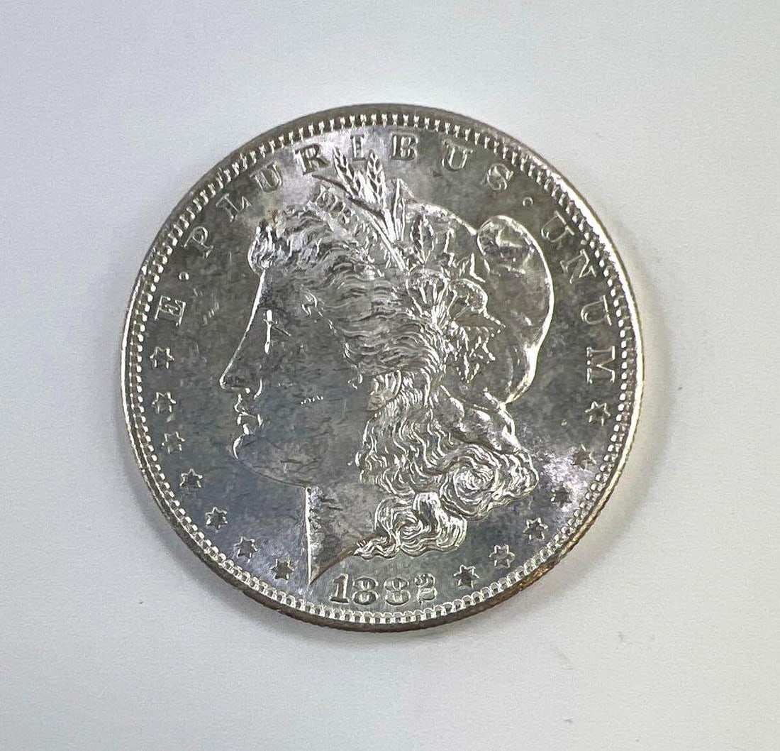 1882 S US Morgan Silver Dollar: 1882 S US Morgan Silver Dollar