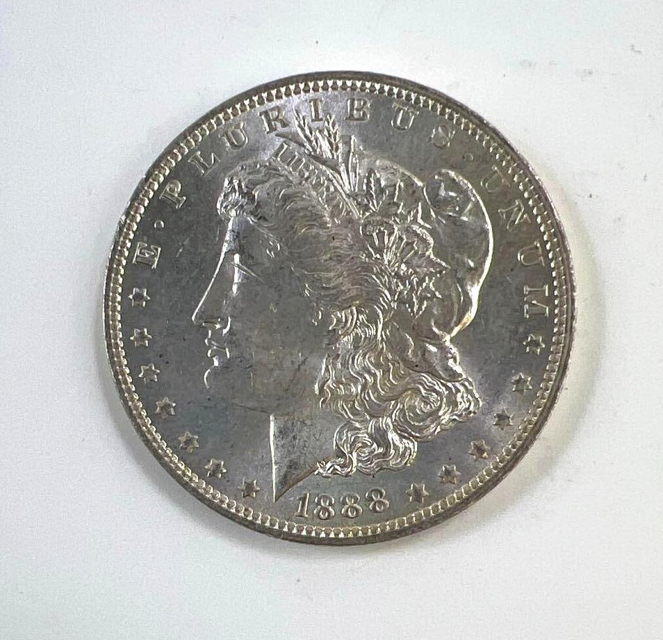 1888 O US Morgan Silver Dollar (1 of 2)