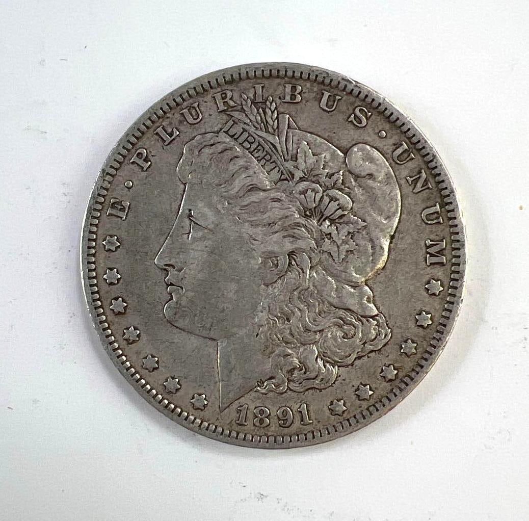 1891 O US Morgan Silver Dollar: 1891 O US Morgan Silver Dollar