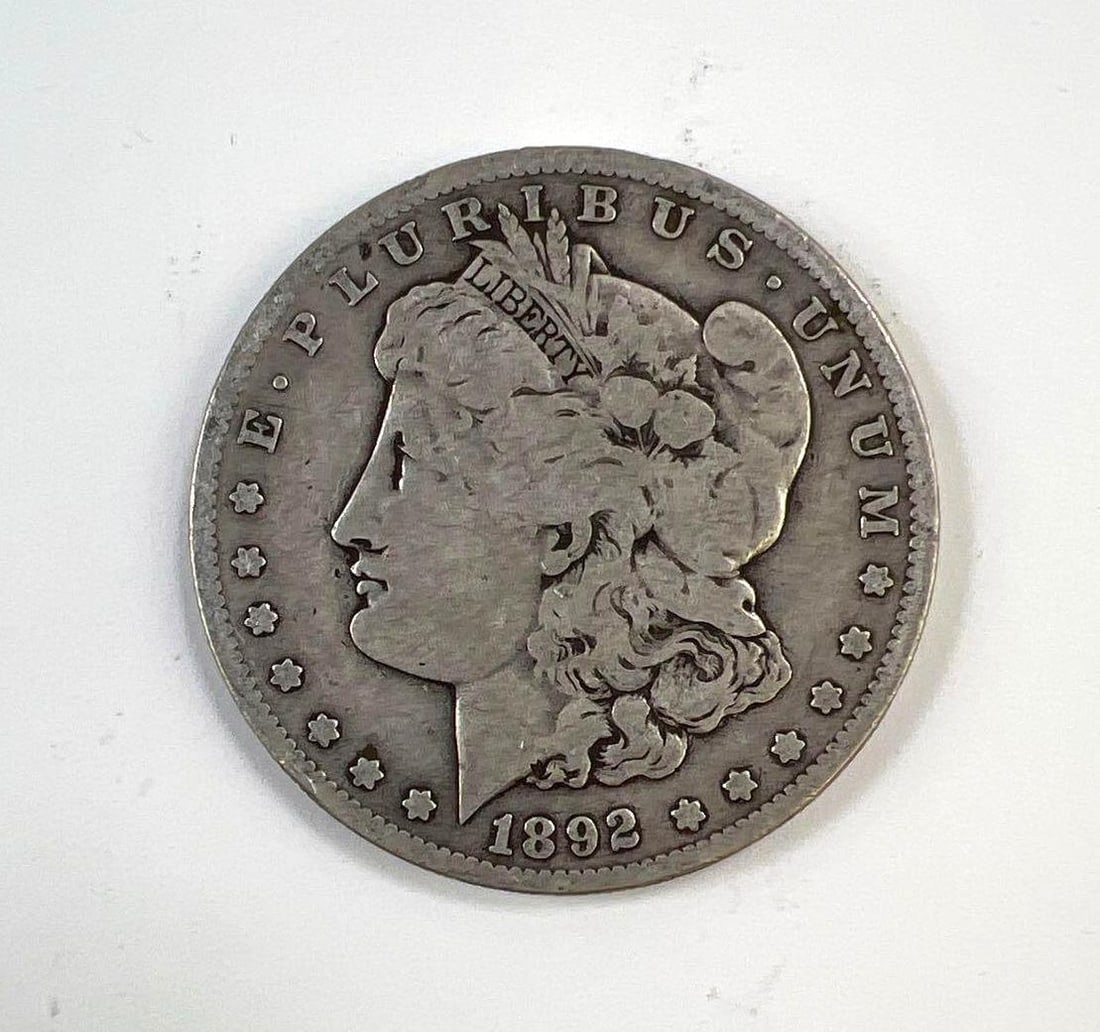 1892 S US Morgan Silver Dollar: 1892 S US Morgan Silver Dollar