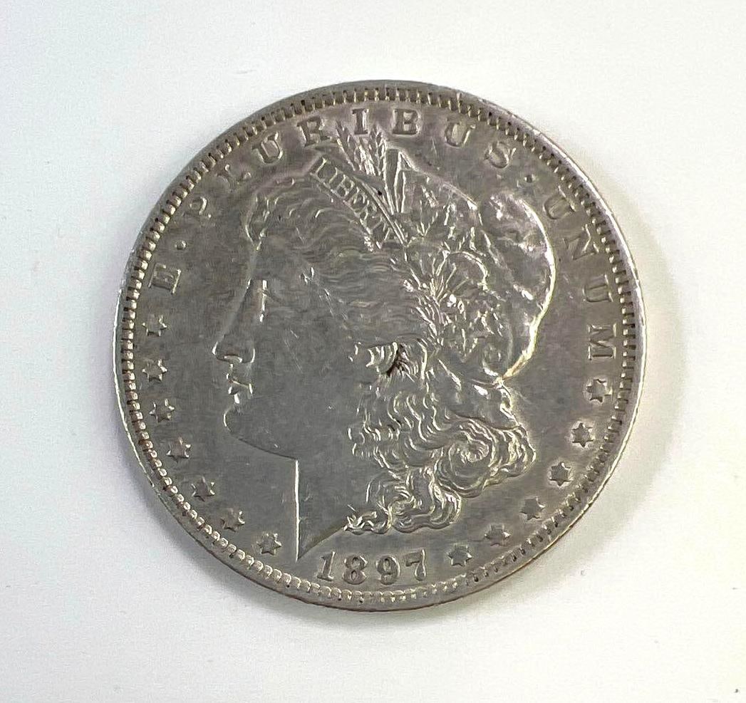 1897 O US Morgan Silver Dollar: 1897 O US Morgan Silver Dollar