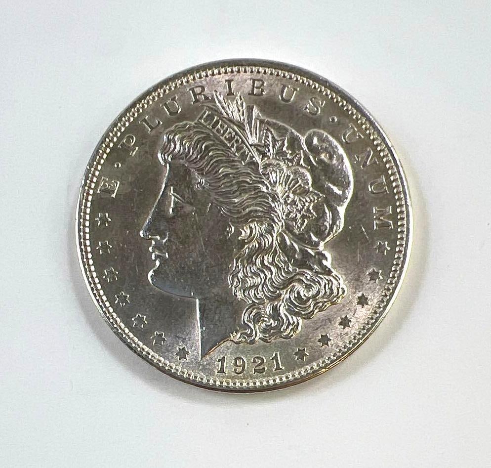 1921 US Morgan Silver Dollar: 1921 US Morgan Silver Dollar