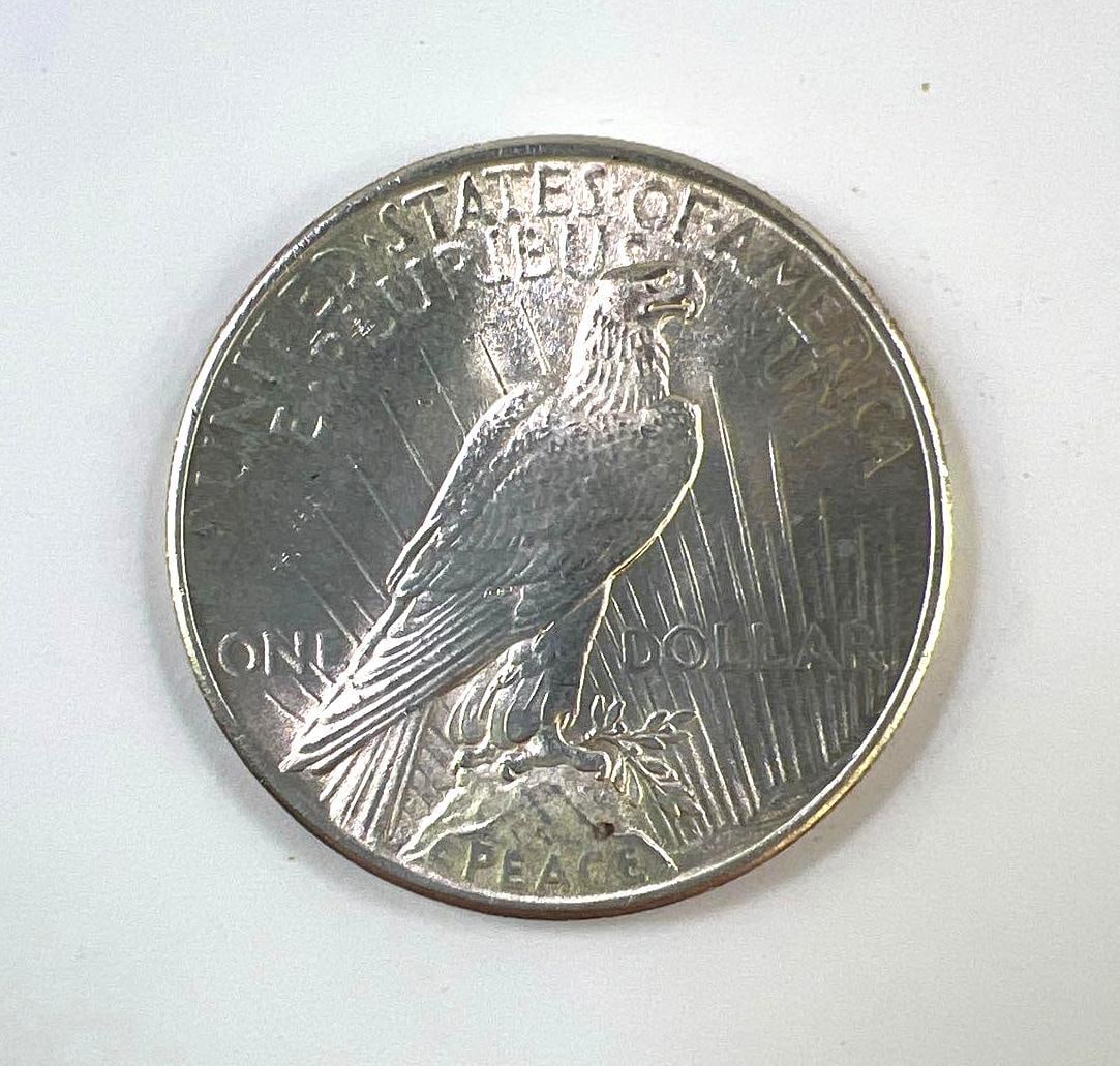 1925 US Peace Silver Dollar - 2