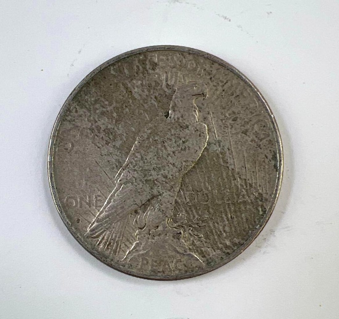 1925 S US Peace Silver Dollar - 2