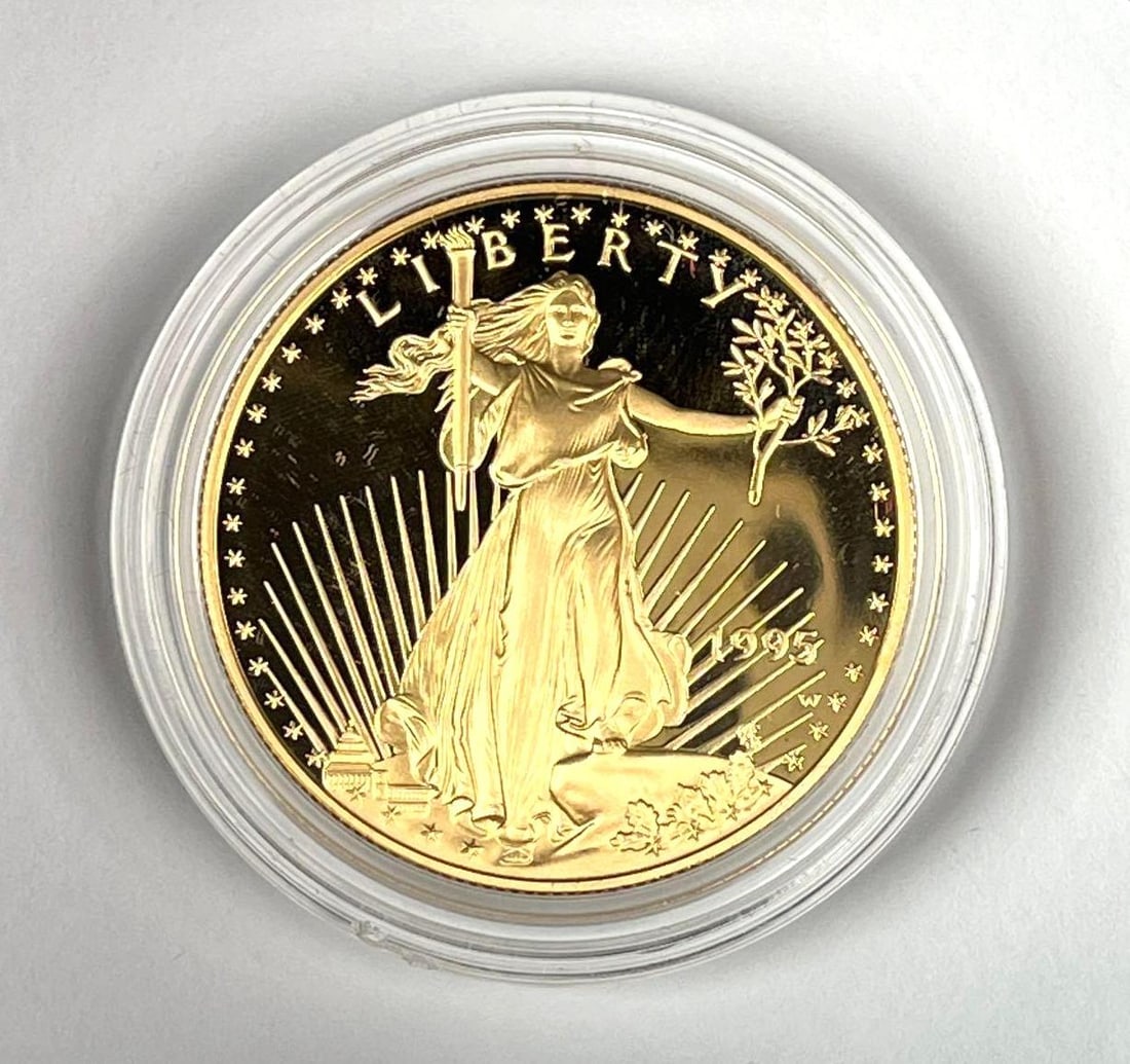 1995 US $50 American Gold Eagle 1 oz Fine Gold Coin: 1995 US $50 American Gold Eagle 1 oz Fine Gold Coin