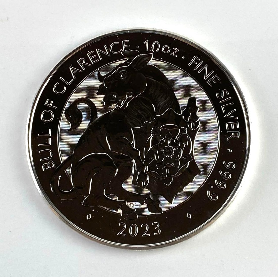 2023 Bill of Clarence 10 Oz .9999 Silver Prince Charles Round (1 of 2)