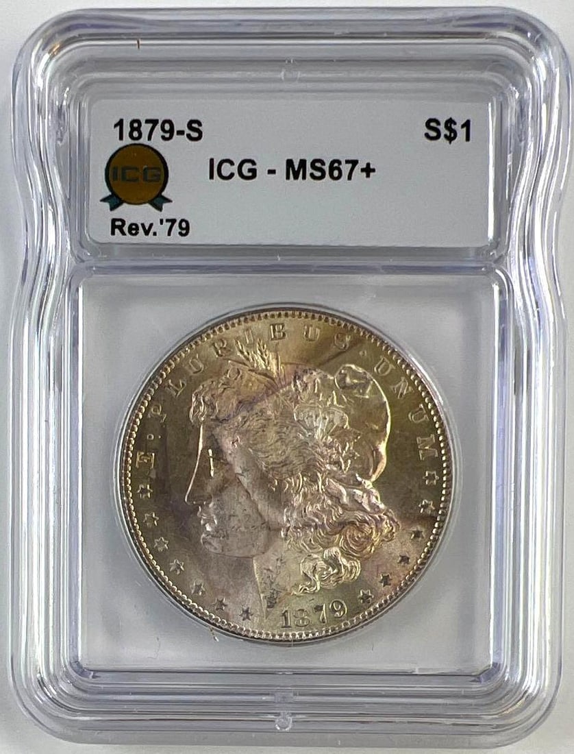 1879-S Rev. of 1879 US Morgan Silver Dollar ICG MS-67+ VAM (1 of 2)
