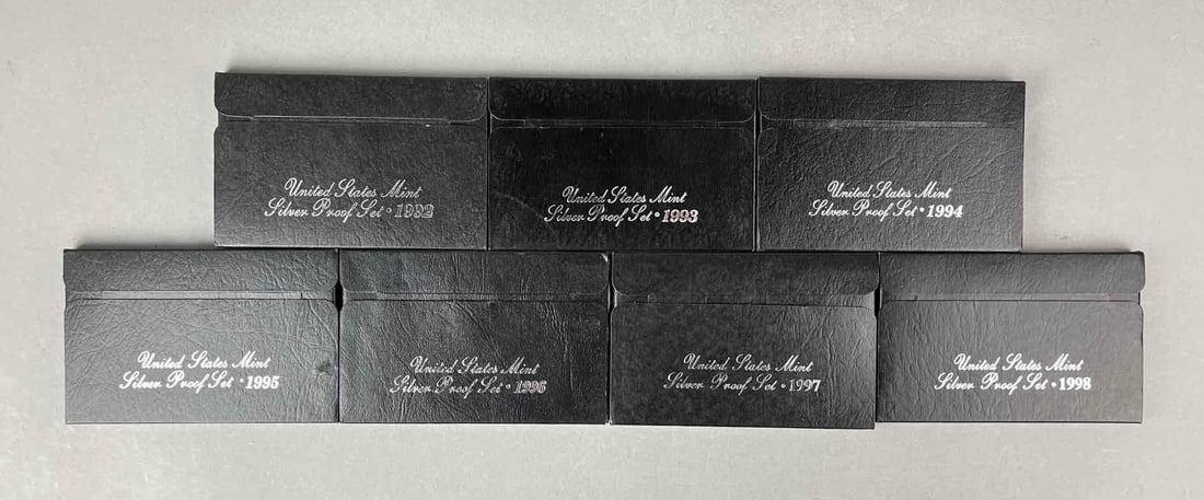 Group of 7 US Mint Coin Proof Sets (1 of 3)