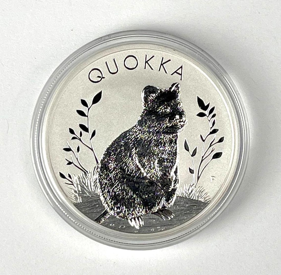 2023 P Australia $1 Quokka 1 oz 9999 Silver Coin: 2023 P Australia $1 Quokka 1 oz 9999 Silver Coin