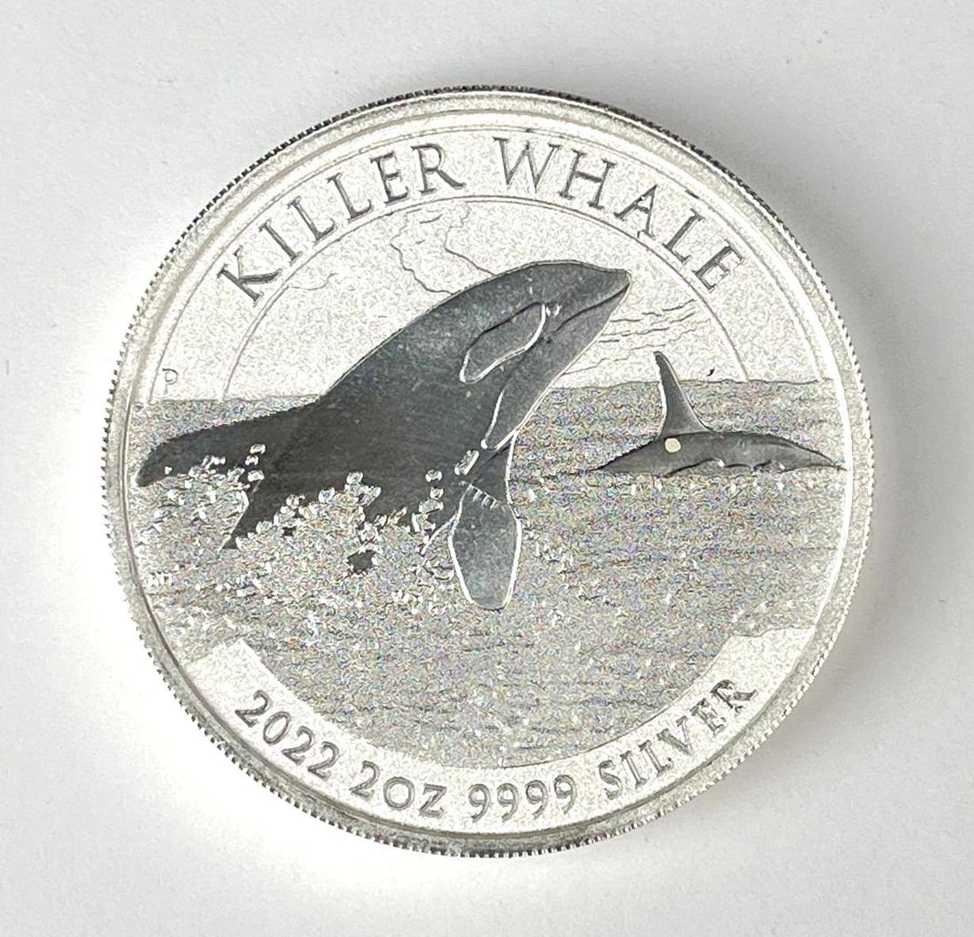 2022 Canada $2 Killer Whale 2 oz 9999 Silver Coin (1 of 2)