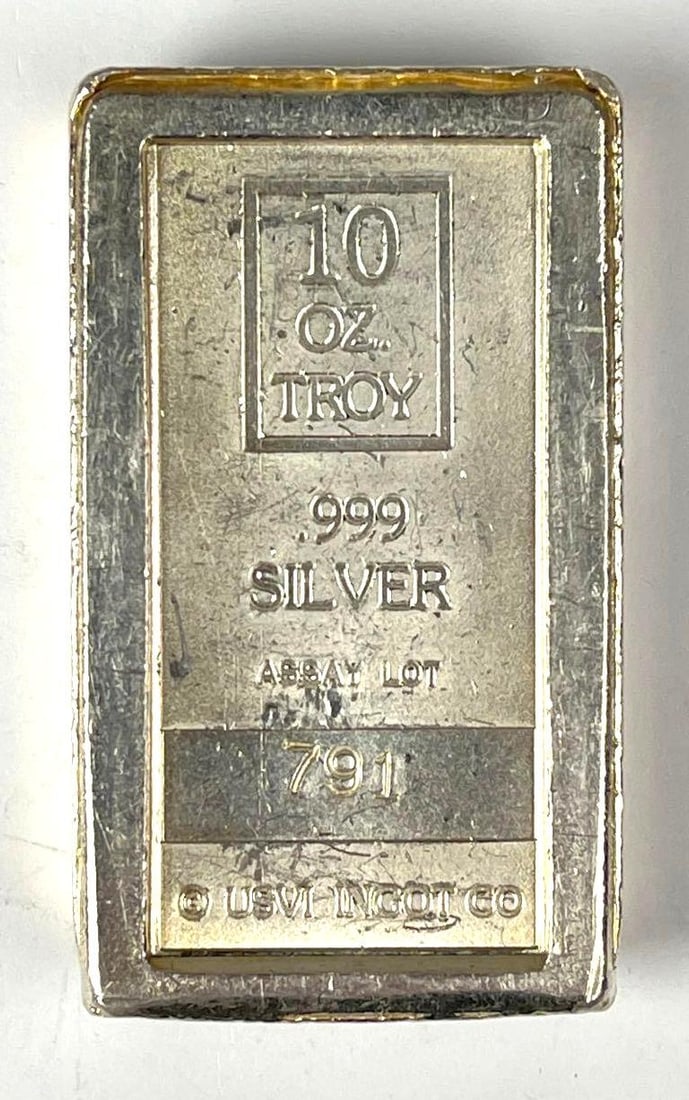 A Mark Stackable 10 oz .999 Silver Ingot/ Bar - 2