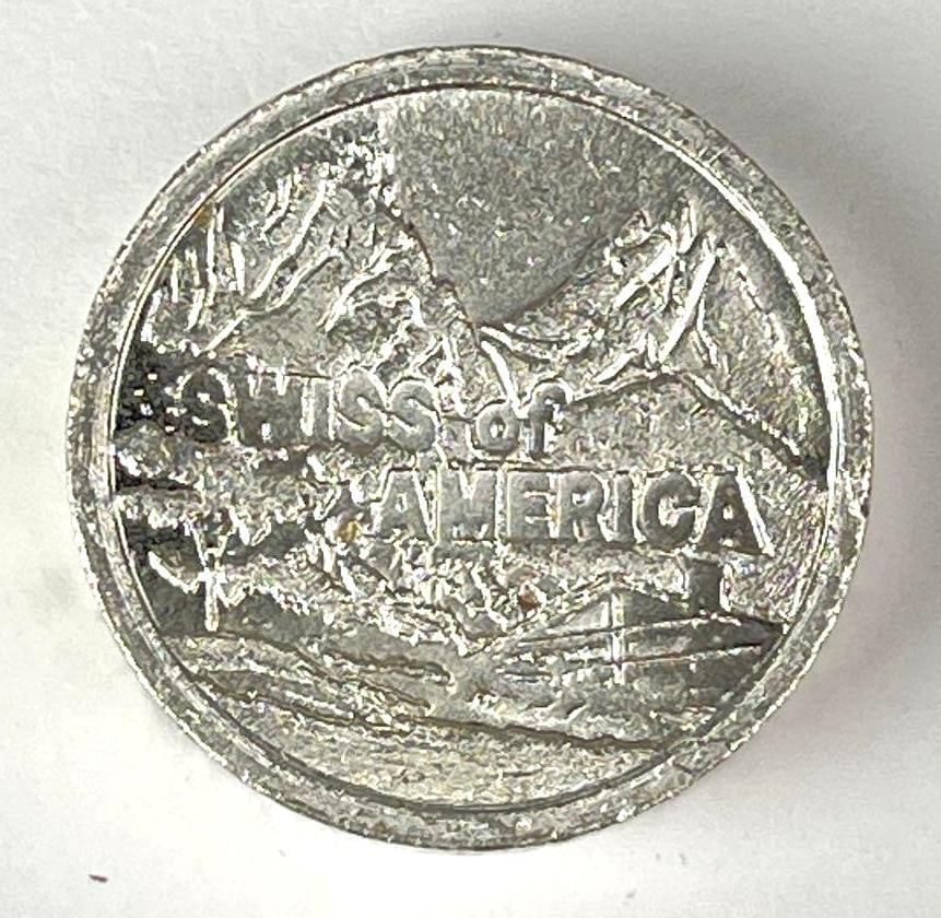 Swiss of America 1 oz 999 Fine Silver Round: Swiss of America 1 oz 999 Fine Silver Round