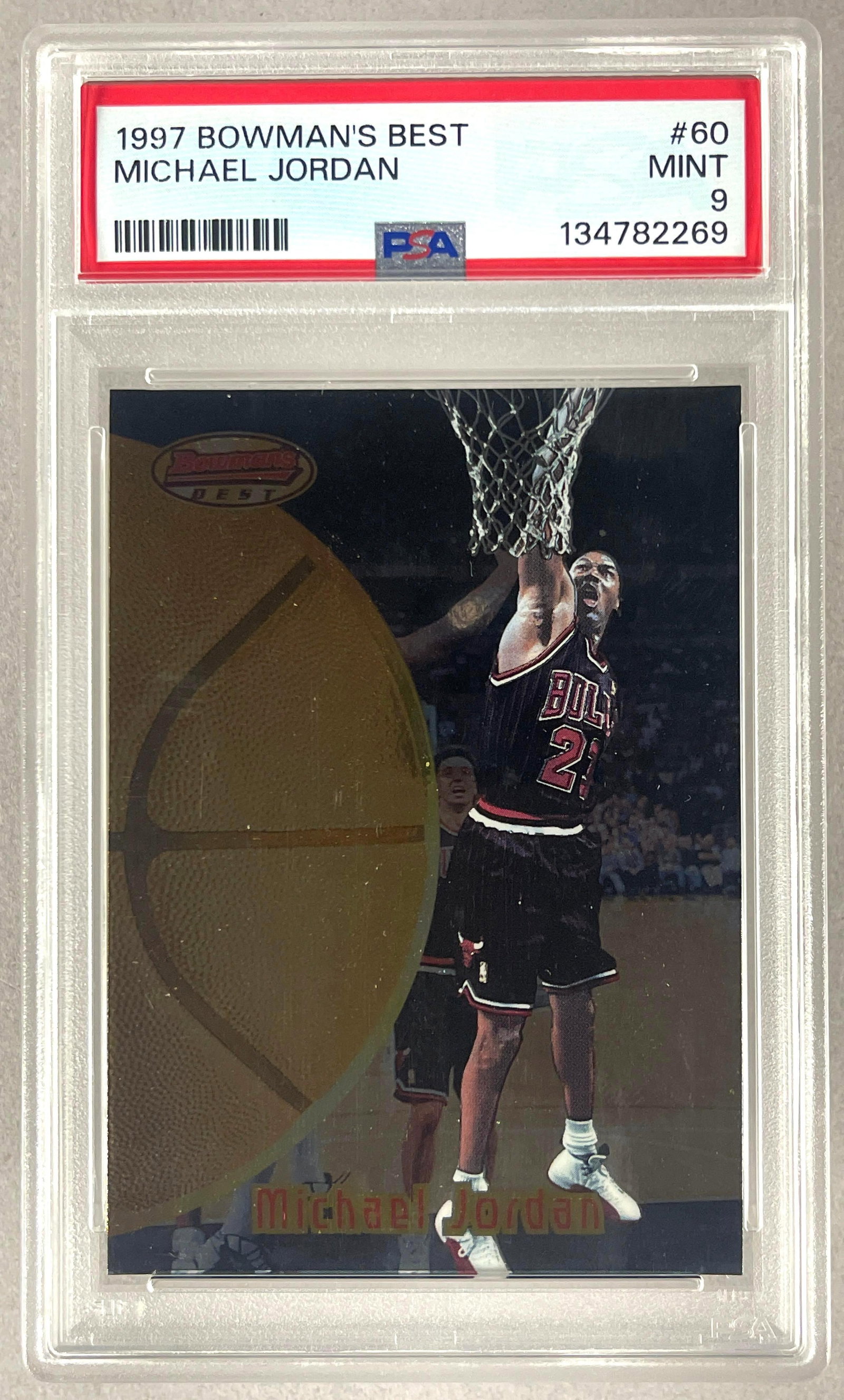 1997 Bowmans Best Michael Jordan #60 PSA 9 (1 of 2)