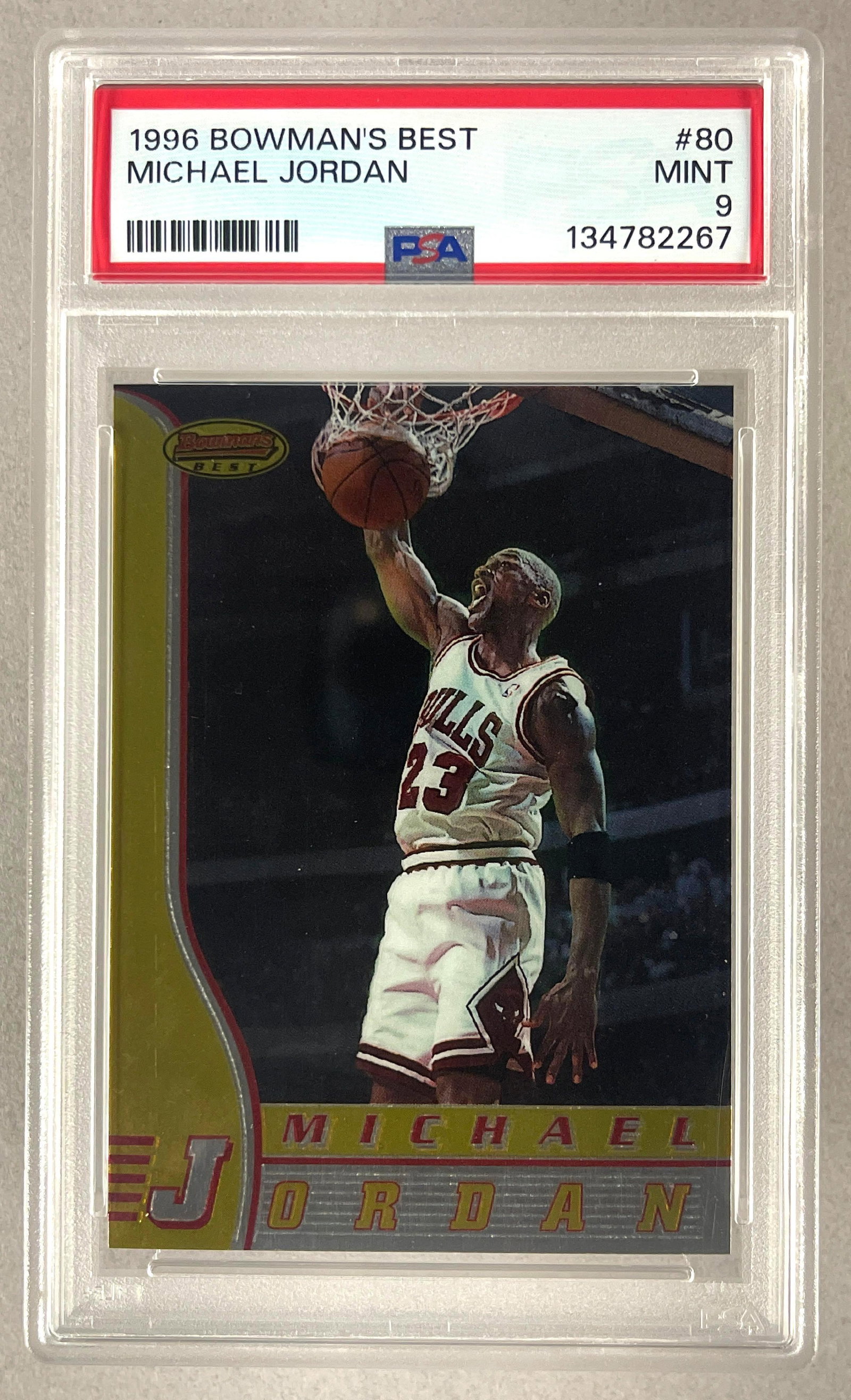 1996 Bowmans Best Michael Jordan #80 PSA 9 (1 of 2)