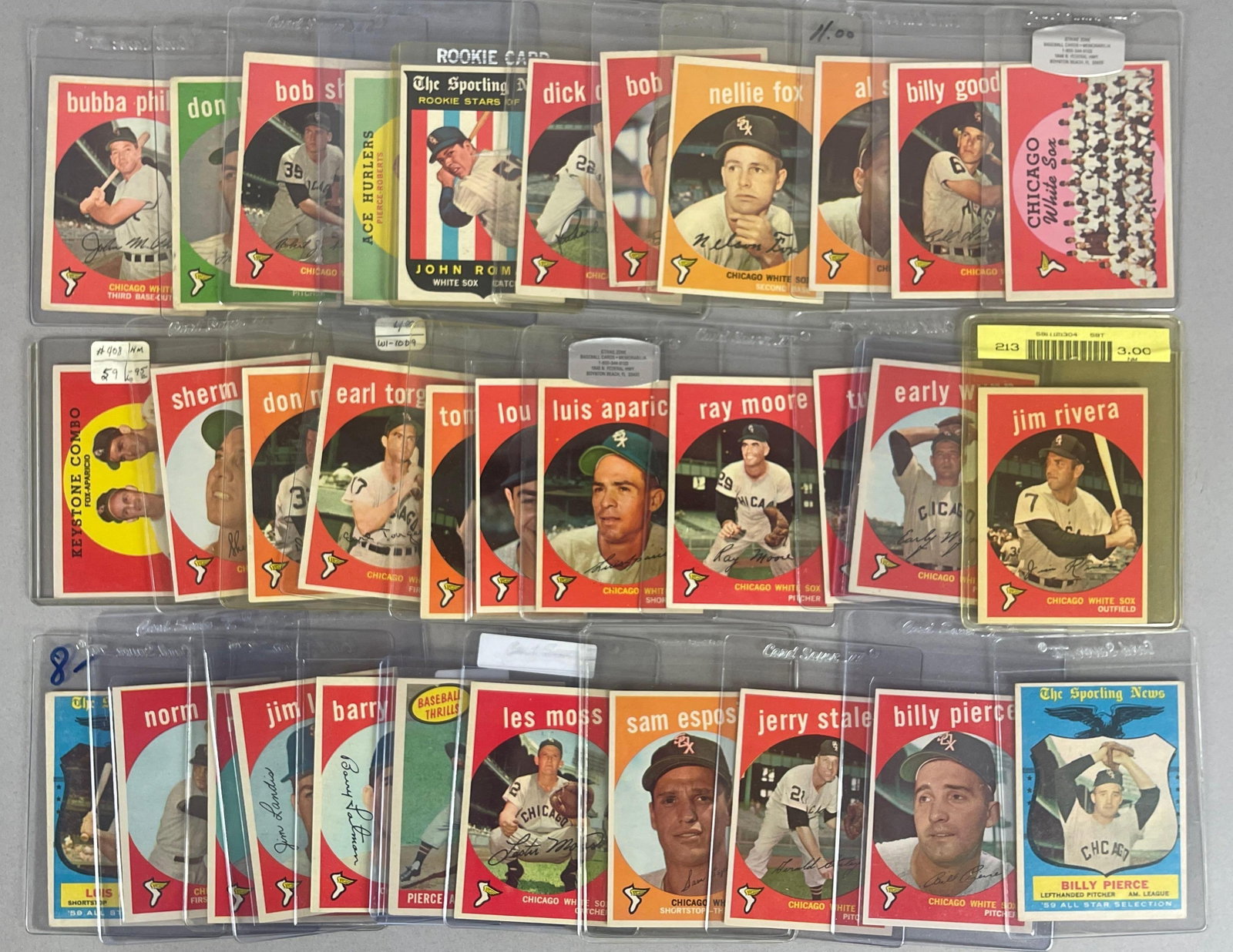 33- 1959 Topps Chicago White Sox Team Set (1 of 2)