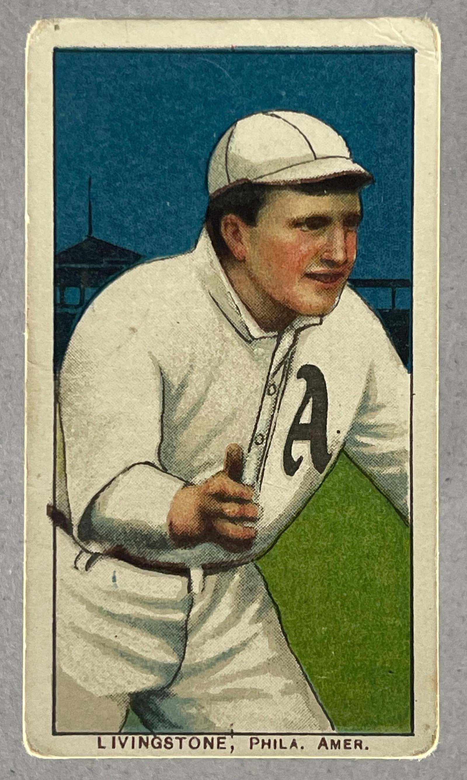 1909 - 11 T206 Paddy Livingstone Sweet Caporal 350 (1 of 2)