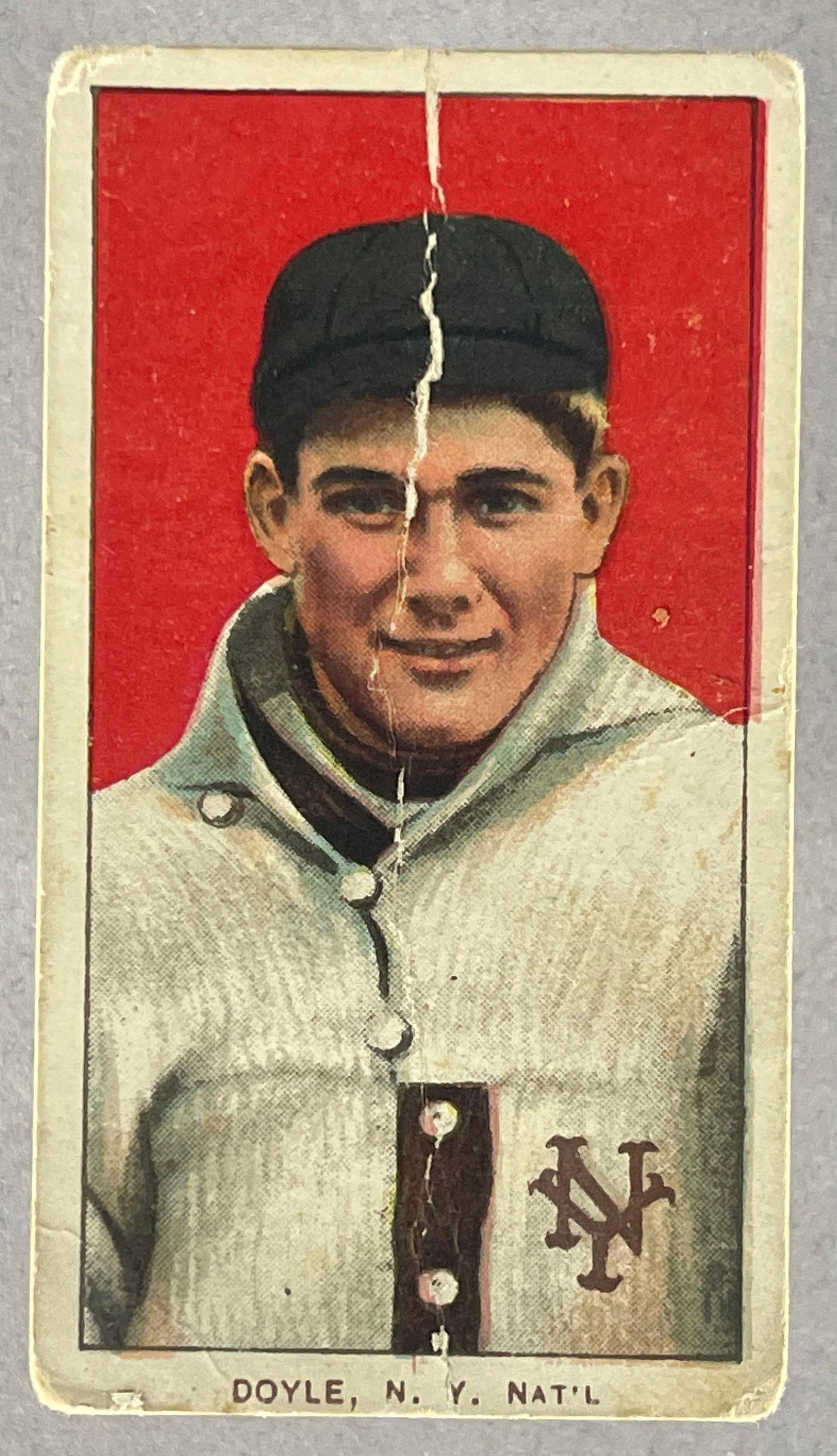 1909 - T206 Larry Doyle Portrait Sweet Caporal 350 - 460/30 (1 of 2)
