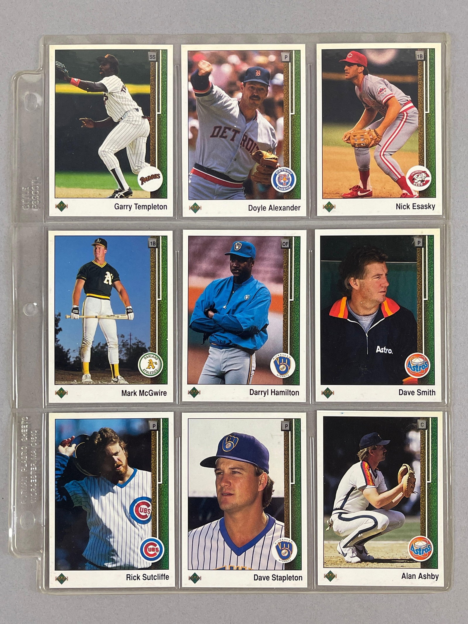 1989 Upper Deck Baseball Complete Set - 8