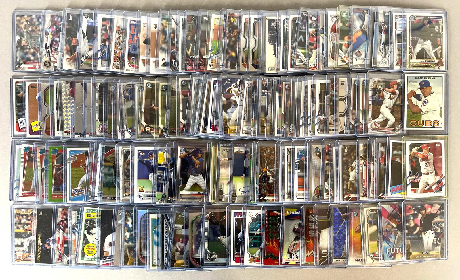 300+ 2015 - 23 Baseball Rookies and Stars: High-Grade, Includes Clayton Kershaw, Julio Rodiguez, Bobby Witt Jr, Mike Trout, Alex Bregman, and Much More