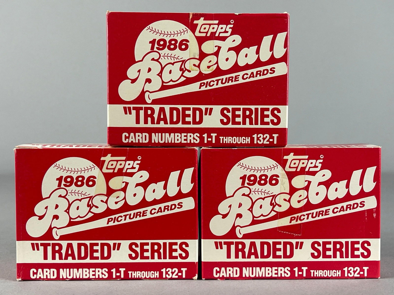 3 - 1986 Topps Traded Factory Sealed Set (1 of 3)