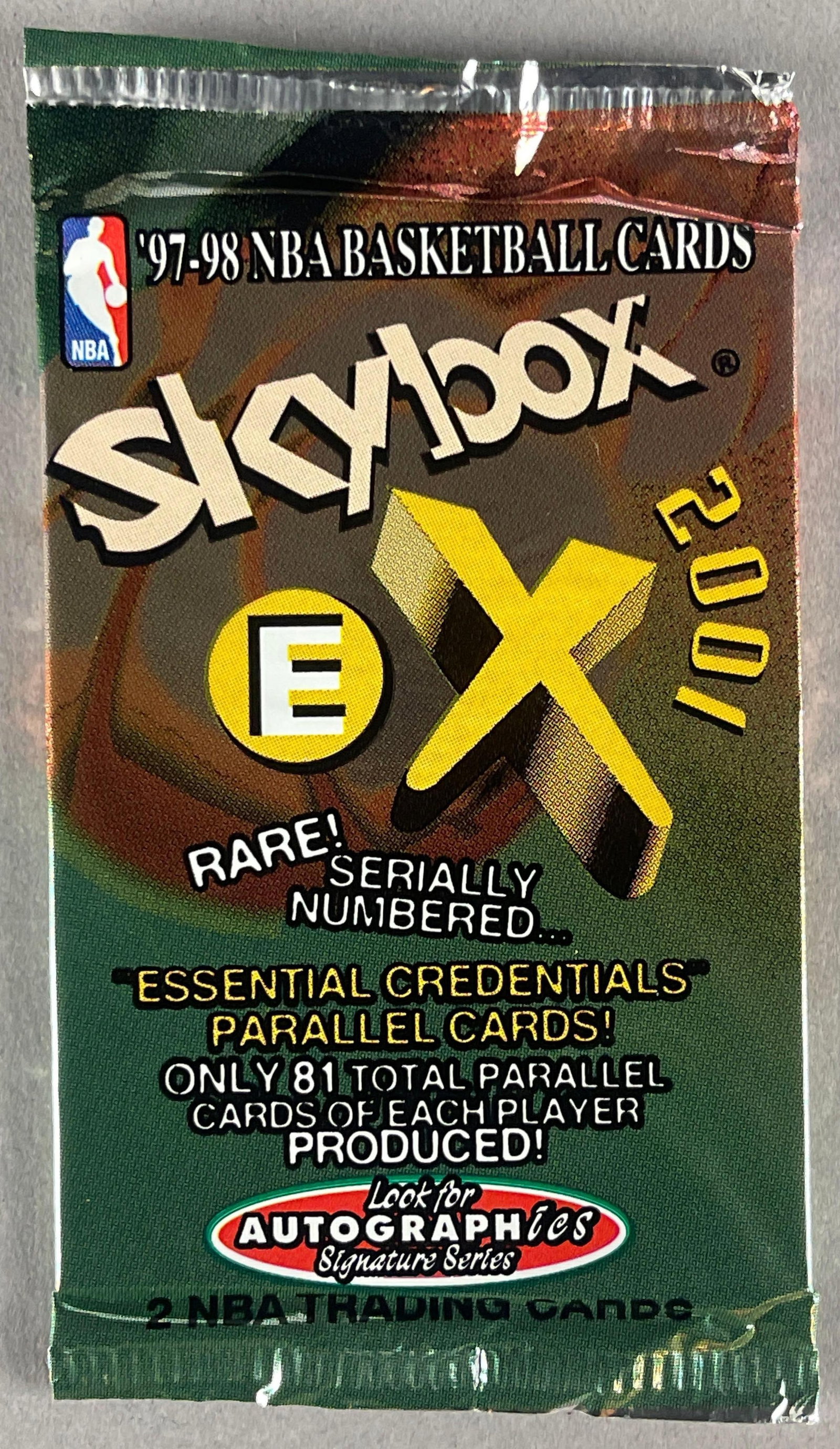 1997 Skybox EX 2001 Basketball Sealed Pack (1 of 2)